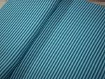 Bündchen gestreift 3mm Hellblau-Petrol - Standard 100 by OEKO-TEX®